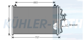 Kondensator passend fr Ford