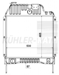 Wasserkhler passend fr Massey Ferguson