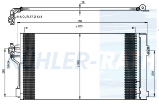 Kondensator passend fr Mercedes-Benz