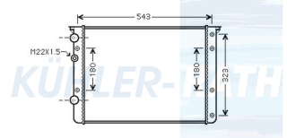 Wasserkhler passend fr VW/Seat