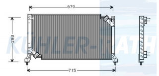 Kondensator passend fr Subaru