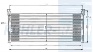 Kondensator passend fr Toyota