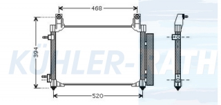 Kondensator passend fr Chevrolet/Daewoo