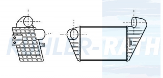 Ladeluftkhler passend fr Seat