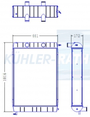 Wasserkhler passend fr Volvo