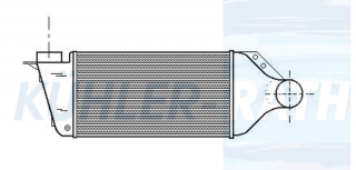 Ladeluftkhler passend fr Audi