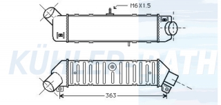 Ladeluftkhler passend fr Seat/VW