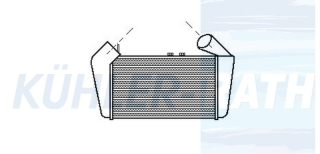 Ladeluftkhler passend fr Audi