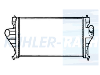 Ladeluftkhler passend fr Citron/Peugeot