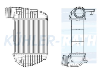 Ladeluftkhler passend fr Audi