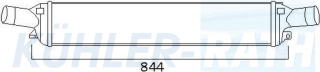 Ladeluftkhler passend fr Audi/VW