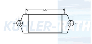 Ladeluftkhler passend fr Ford