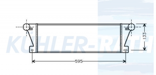 Ladeluftkhler passend fr BMW