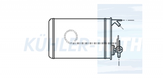 Heizkhler passend fr Peugeot/Citron/Fiat