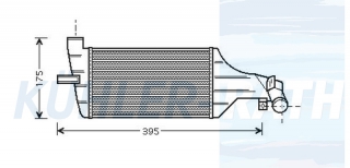 Ladeluftkhler passend fr Opel