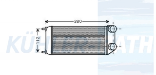 Ladeluftkhler passend fr PSA