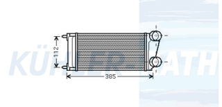 Ladeluftkhler passend fr Citron/Peugeot
