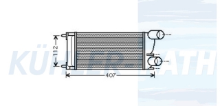 Ladeluftkhler passend fr PSA