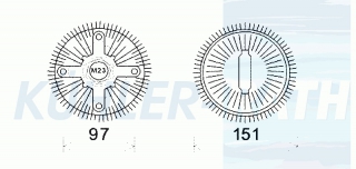 Viscokupplung passend fr BMW/Land Rover