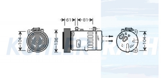 Kompressor passend fr Lancia