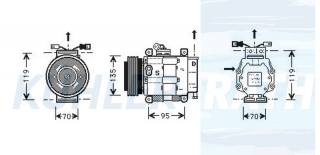 Kompressor passend fr Alfa/Lancia