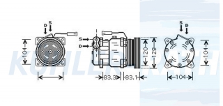 Kompressor passend fr Alfa Romeo