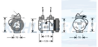 Kompressor passend fr BMW