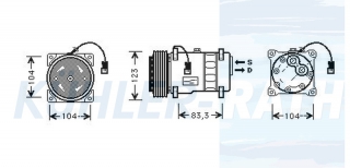 Kompressor passend fr Citroen