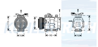 Kompressor passend fr Alfa/Fiat