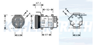 Kompressor passend fr Renault