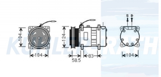 Kompressor passend fr Renault