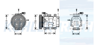 Kompressor passend fr Alfa/Fiat