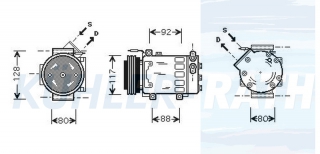 Kompressor passend fr Renault