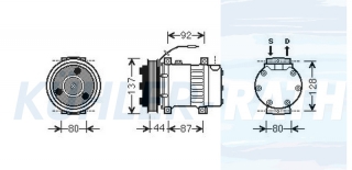 Kompressor passend fr Renault