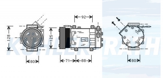 Kompressor passend fr Renault