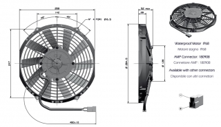 Ventilator passend fr T2 24V ziehend