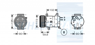 Kompressor passend fr Renault