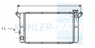 Wasserkhler passend fr Renault