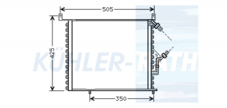 Kondensator passend fr Mercedes-Benz