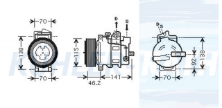 Kompressor passend fr Mercedes-Benz