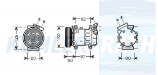 Kompressor passend fr Renault