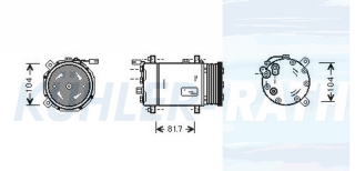 Kompressor passend fr Seat/VW