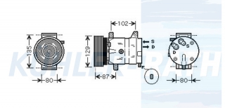 Kompressor passend fr Renault