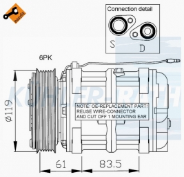 Kompressor passend fr Volvo