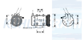 Kompressor passend fr Nissan