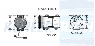 Kompressor passend fr Ford