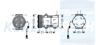 Kompressor passend fr Ford