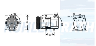 Kompressor passend fr Hyundai