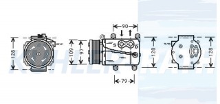 Kompressor passend fr Ford