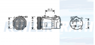 Kompressor passend fr Audi/Ford/Seat/VW